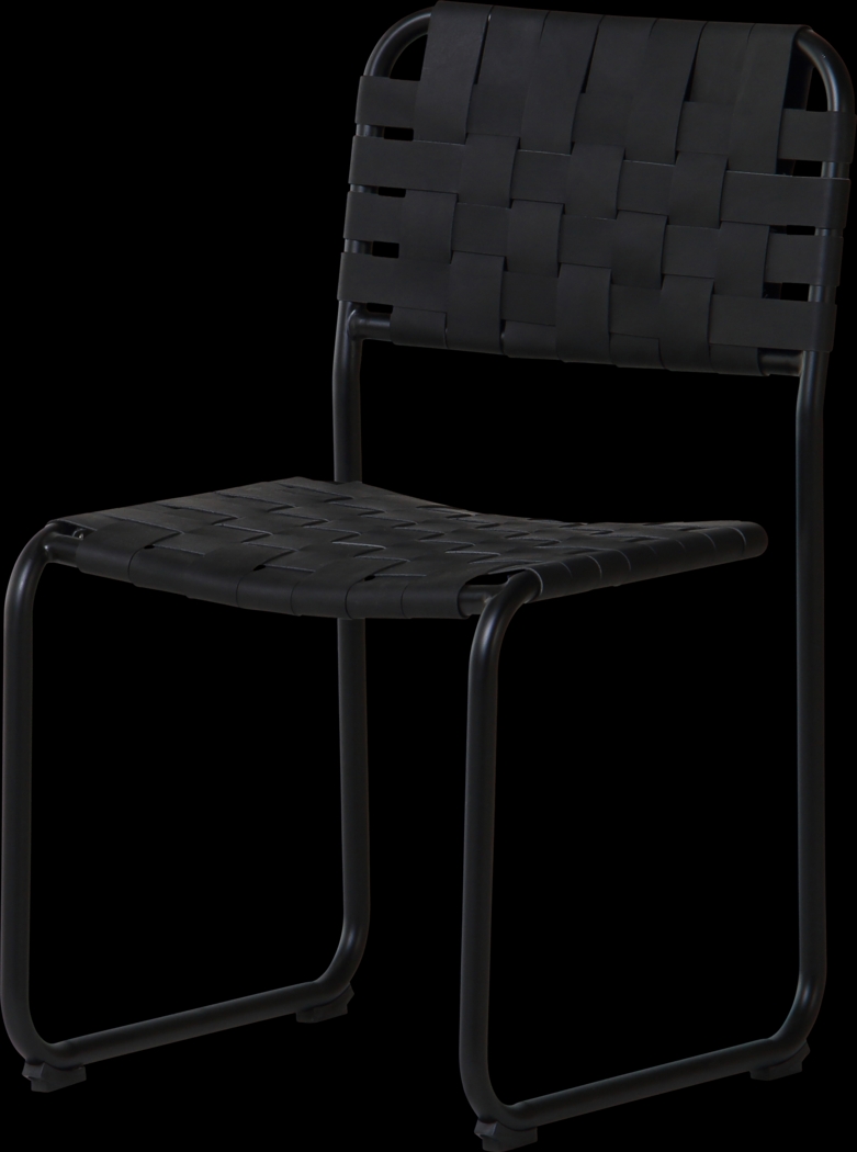 Basana Black Side Chair, Set of 2 - Thumbnail - Image 5