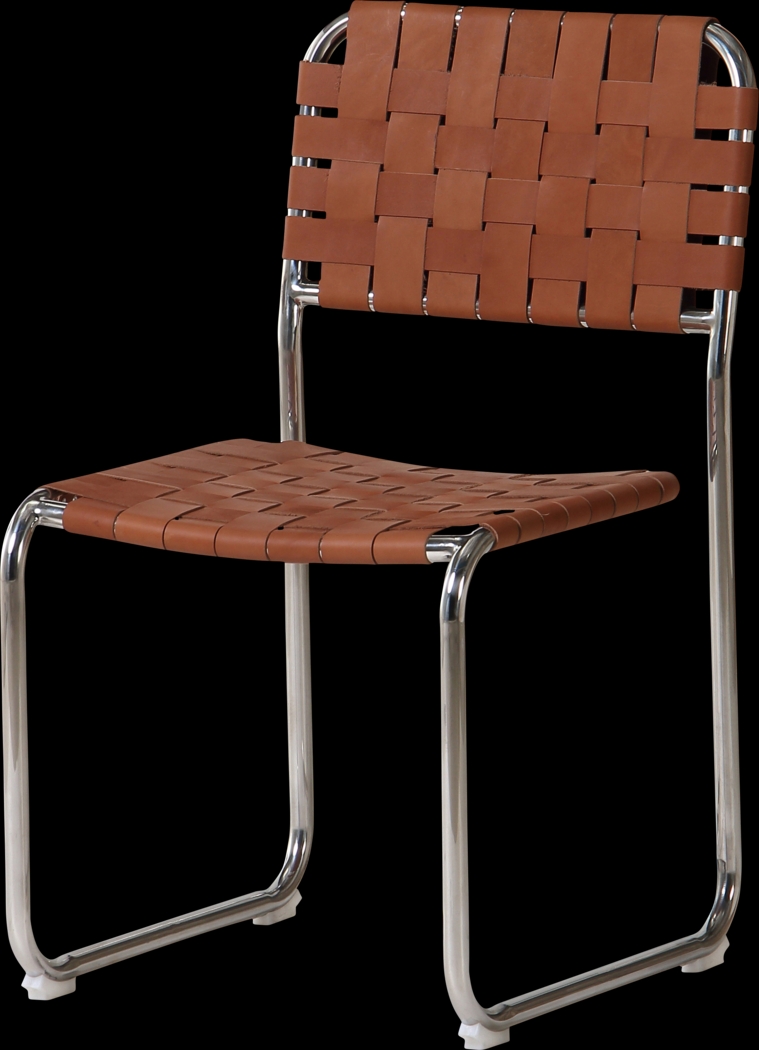 Basana Brown Side Chair, Set of 2 - Thumbnail - Image 6
