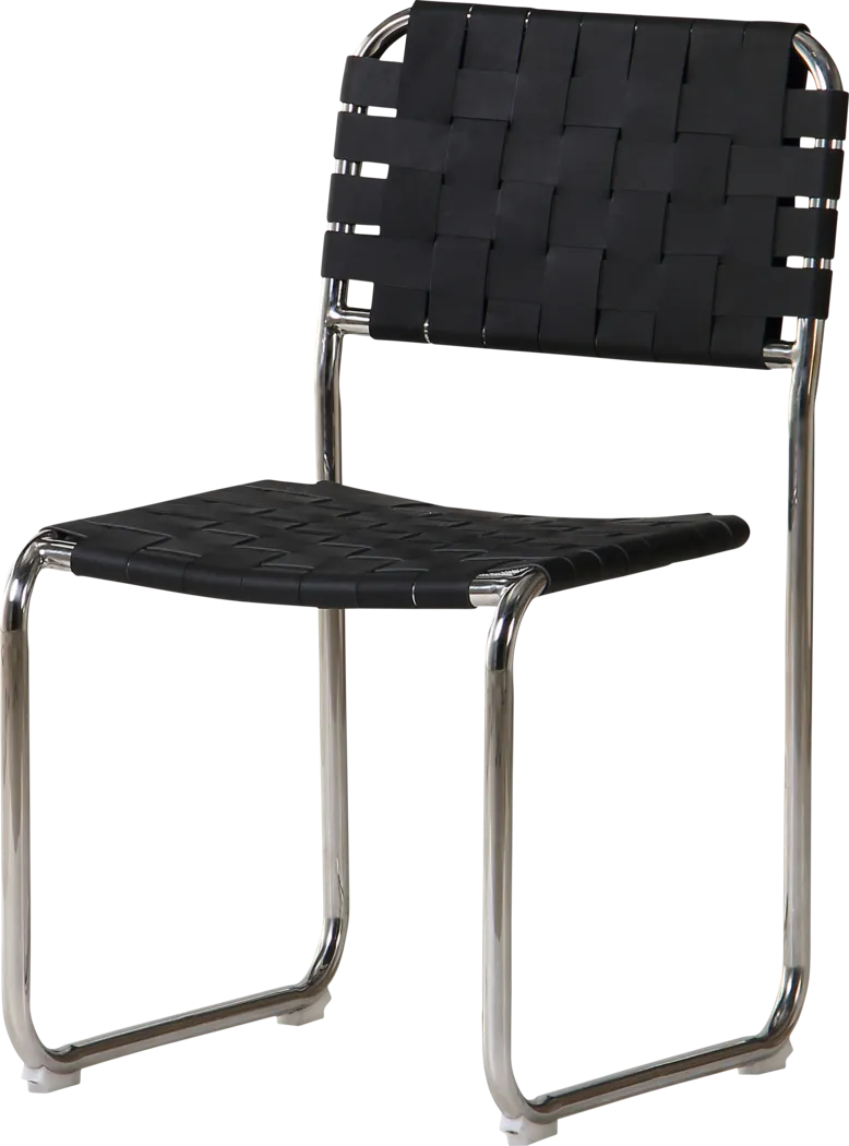 Basana Chrome Side Chair, Set of 2 - Thumbnail - Image 6