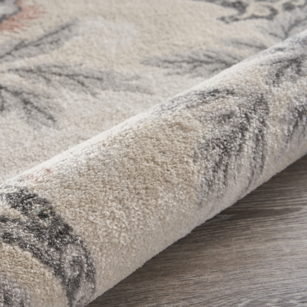 Basara Ivory 7'9 x 9'5 Rug - Thumbnail - Image 5