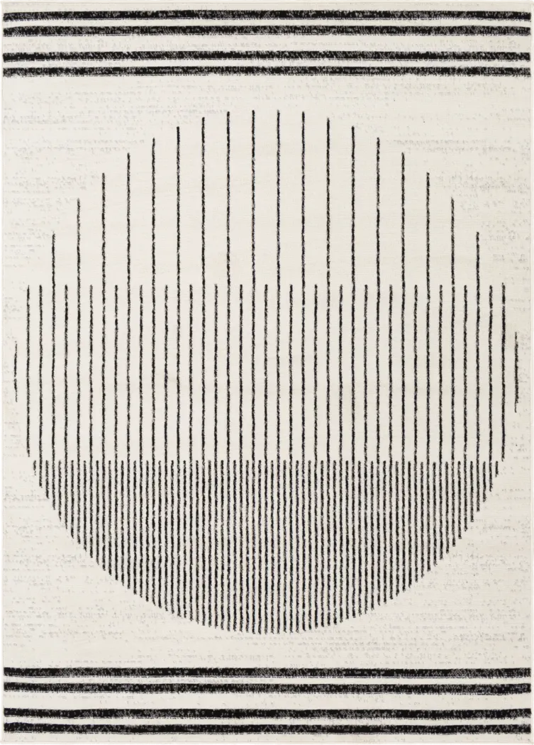 Basel Ivory 5' x 7' Rug - Image 1