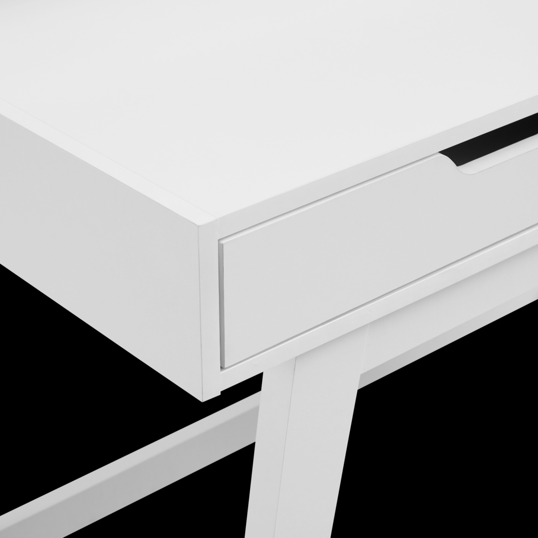 Basford White Desk - Thumbnail - Image 4