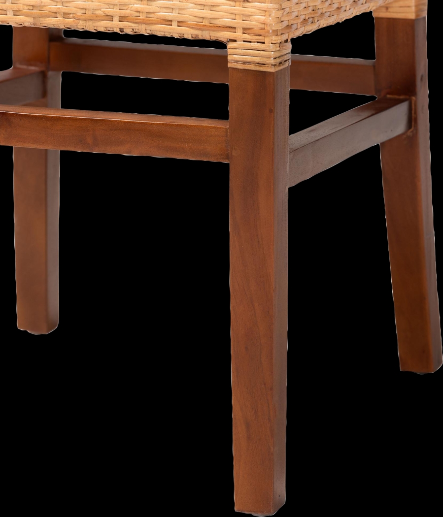 Basian Brown Side Chair, Set of 2 - Thumbnail - Image 7