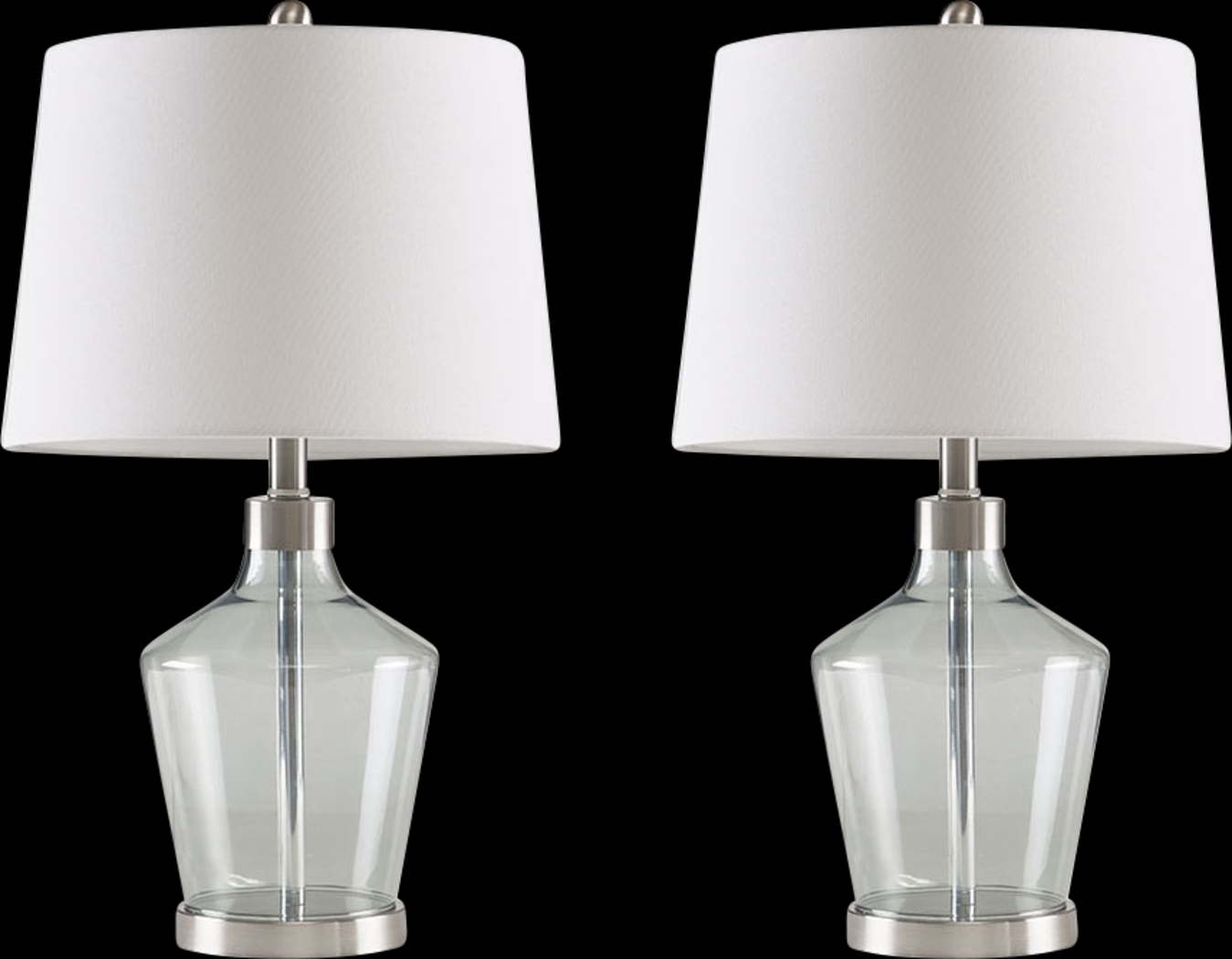 Basile Bend Gray Table Lamps, Set of 2 - Thumbnail - Image 1