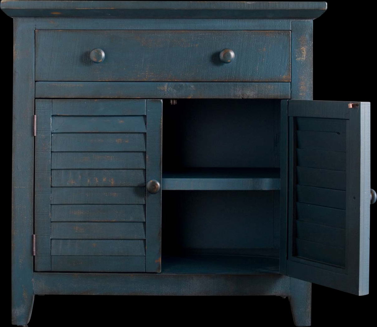 Basilwood Blue Accent Cabinet - Thumbnail - Image 2