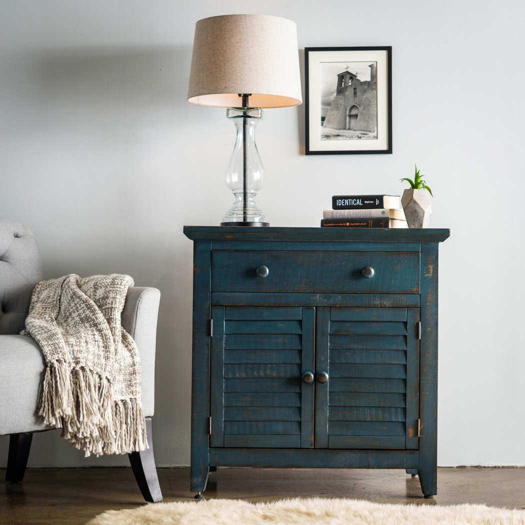 Basilwood Blue Accent Cabinet - Thumbnail - Image 7