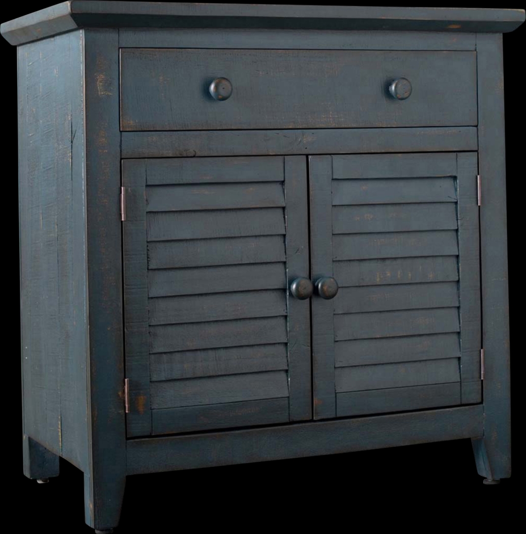 Basilwood Blue Accent Cabinet - Thumbnail - Image 1