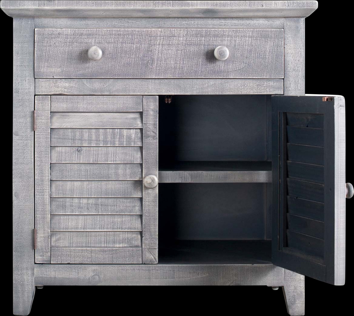 Basilwood Gray Accent Cabinet - Thumbnail - Image 2