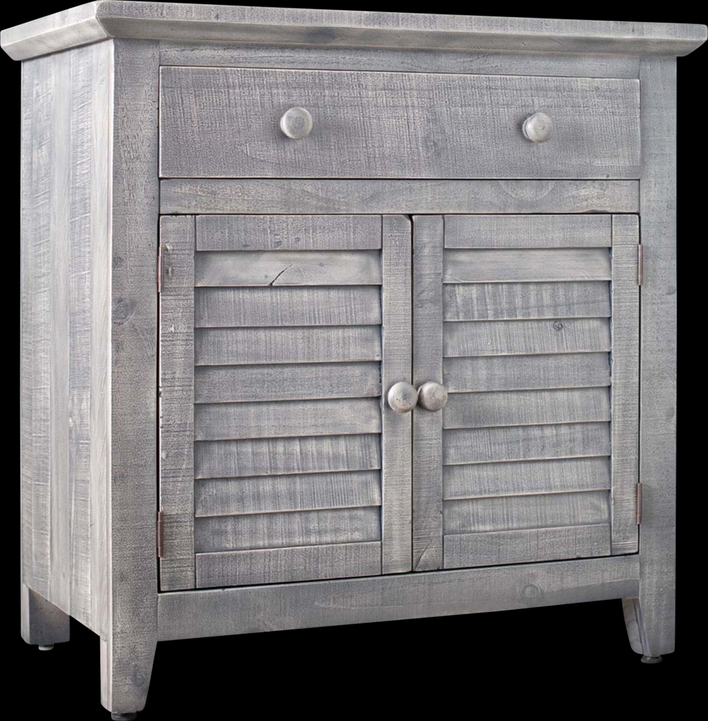 Basilwood Gray Accent Cabinet - Thumbnail - Image 1