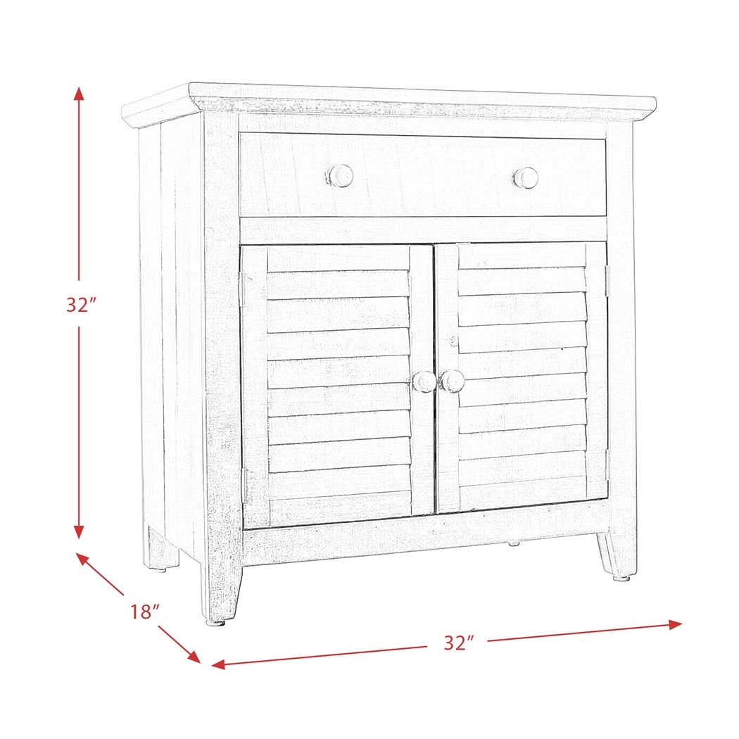 Basilwood Red Accent Cabinet - Thumbnail - Image 7