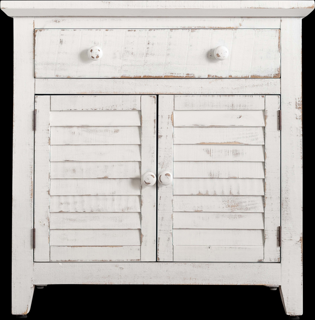 Basilwood White Accent Cabinet - Thumbnail - Image 3