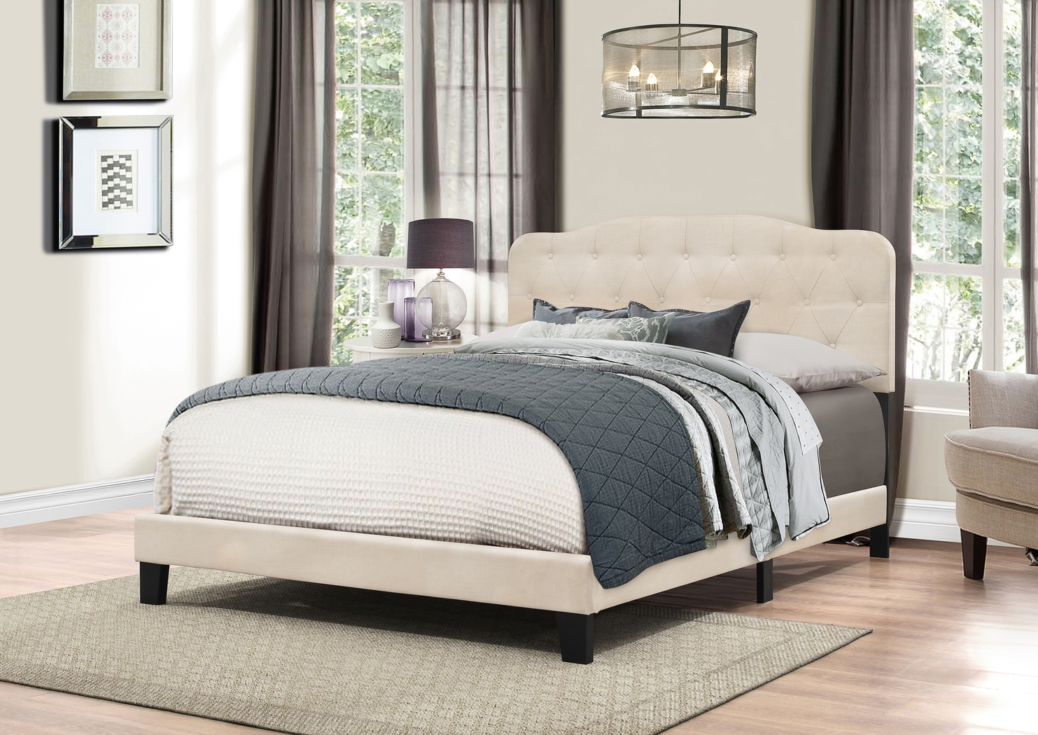 Basingfield Linen Full Bed - Thumbnail - Image 1
