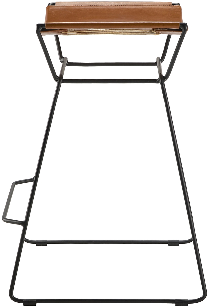 Basiyi Black/Brown Counter Height Stool - Thumbnail - Image 7