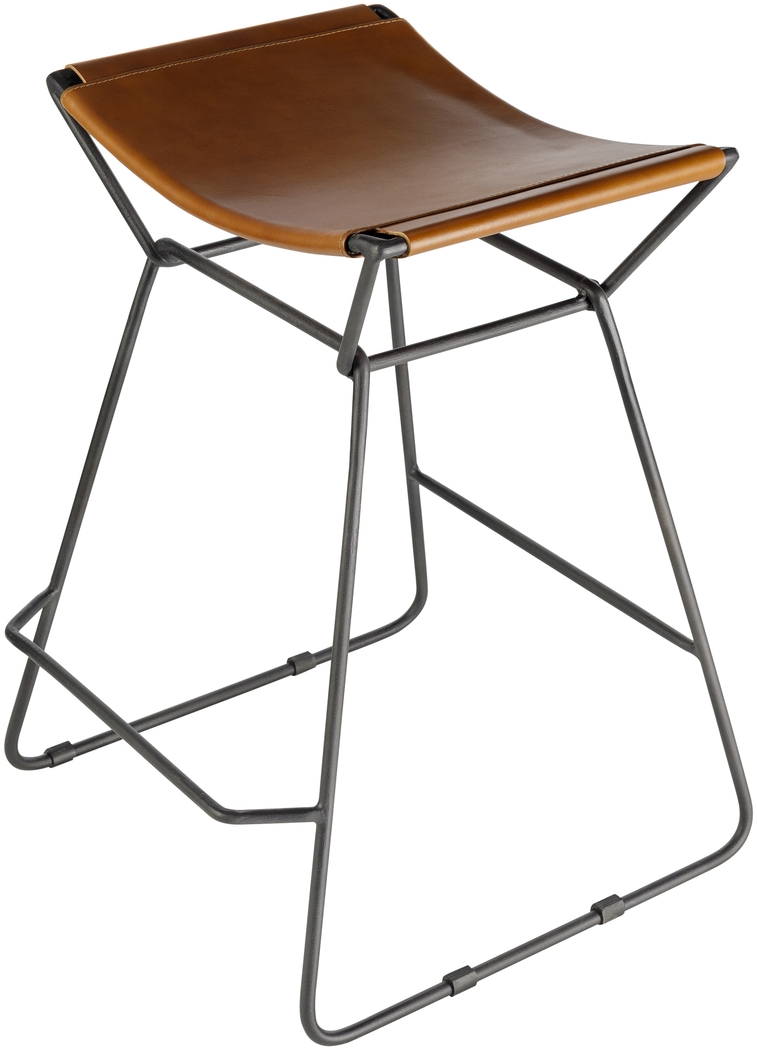 Basiyi Black/Brown Counter Height Stool - Thumbnail - Image 9