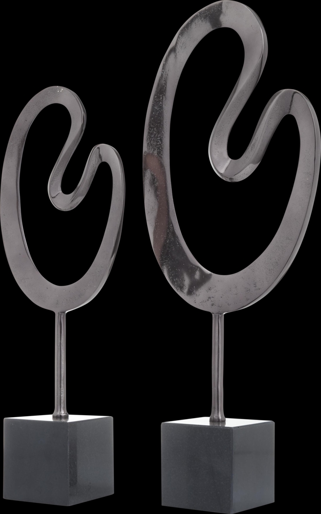 Baspo Black Sculpture, Set of 2 - Thumbnail - Image 5