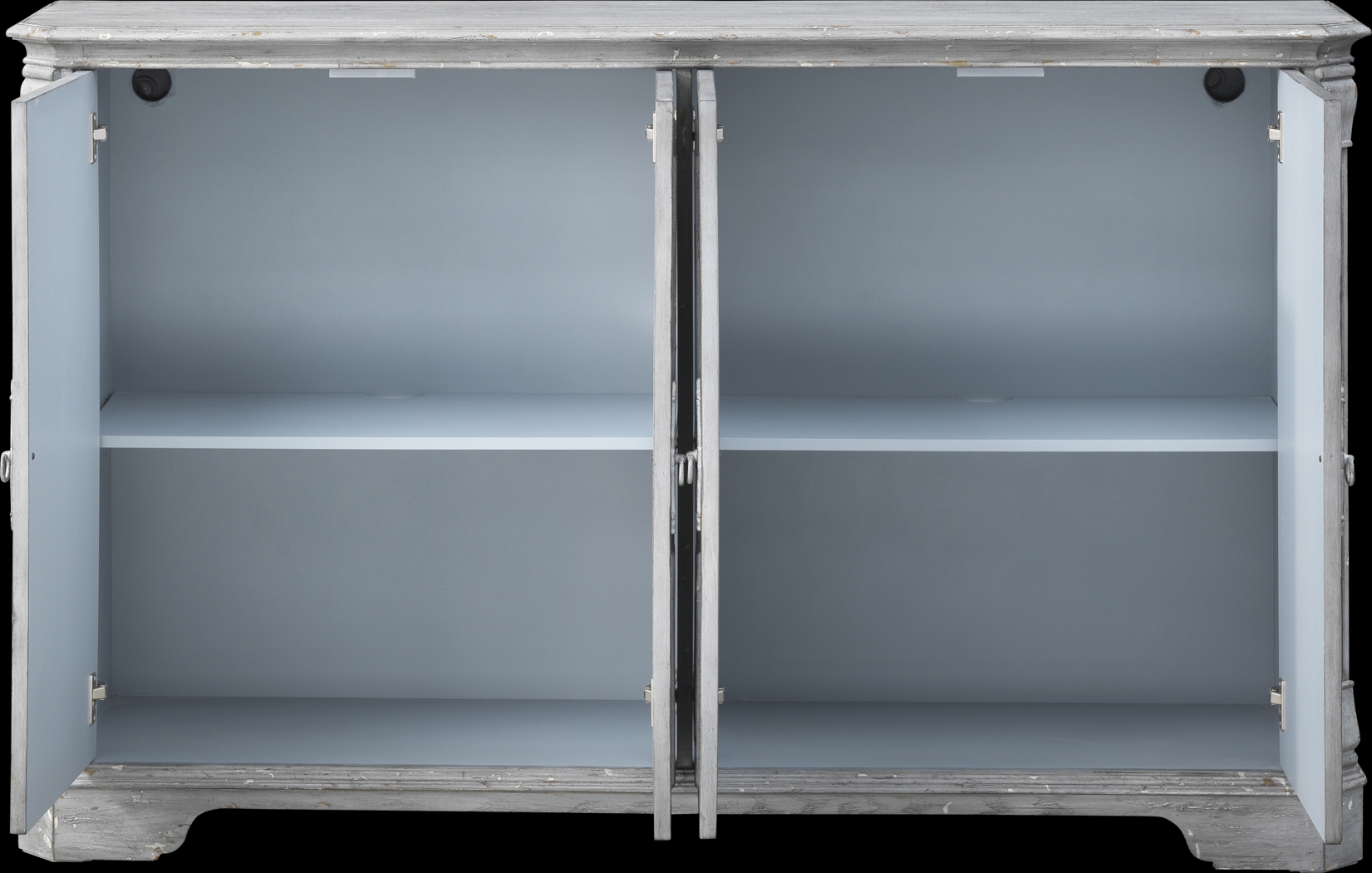 Bassdale Gray Credenza - Thumbnail - Image 3