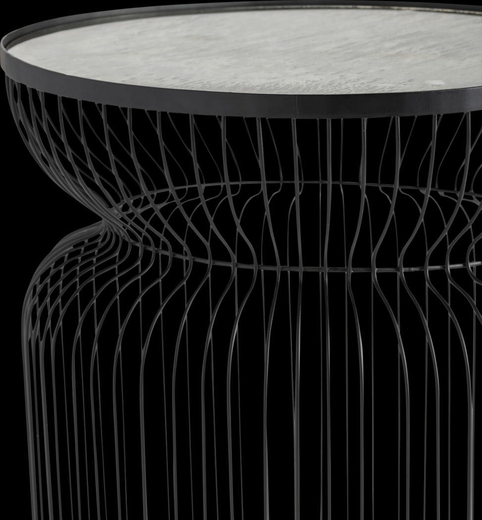 Bassfield Black End Table - Thumbnail - Image 2