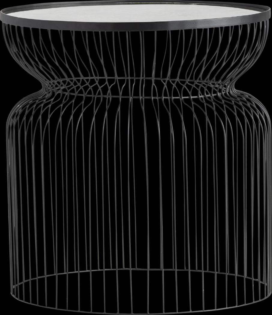 Bassfield Black End Table - Thumbnail - Image 1