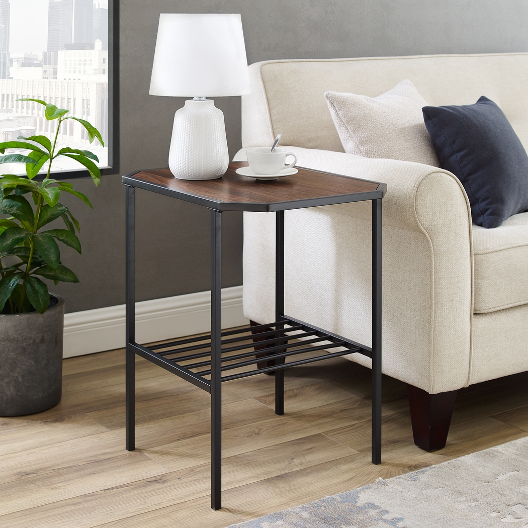 Bassingborne Walnut Side Table - Thumbnail - Image 3