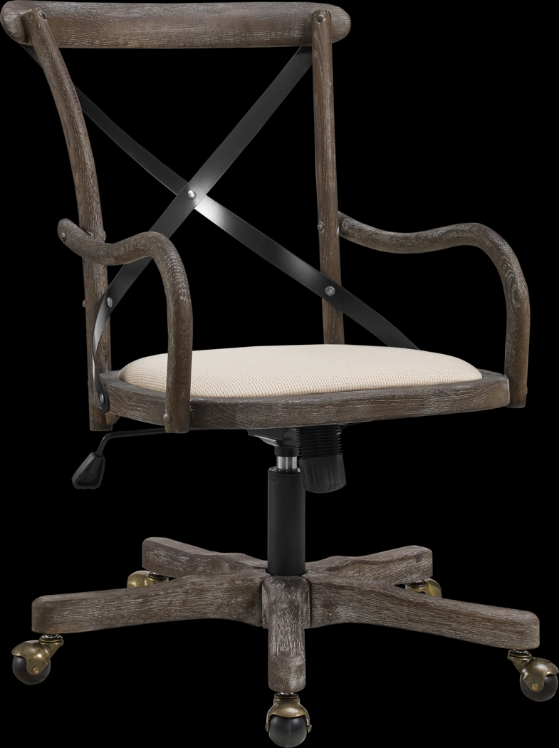 Basswood Gray Office Chair - Thumbnail - Image 1