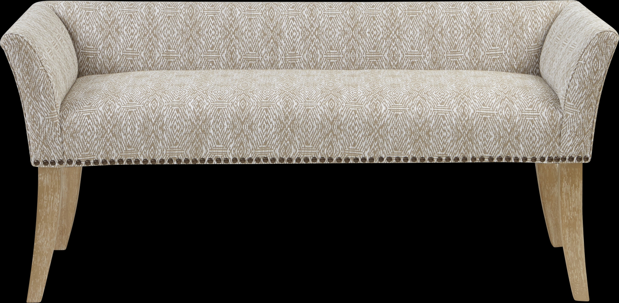 Bastgone Taupe Accent Bench - Thumbnail - Image 2