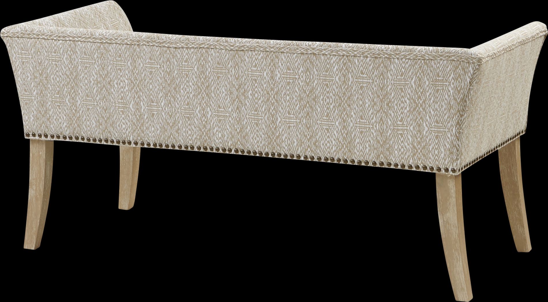 Bastgone Taupe Accent Bench - Thumbnail - Image 4