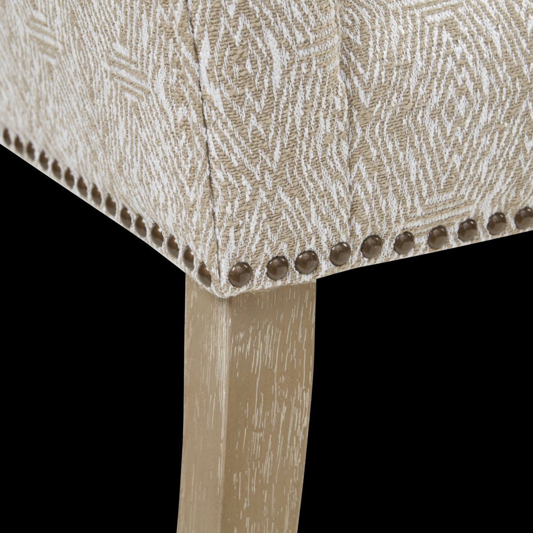 Bastgone Taupe Accent Bench - Thumbnail - Image 5