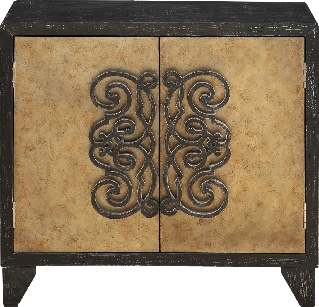 Bastion Black Accent Cabinet - Thumbnail - Image 2