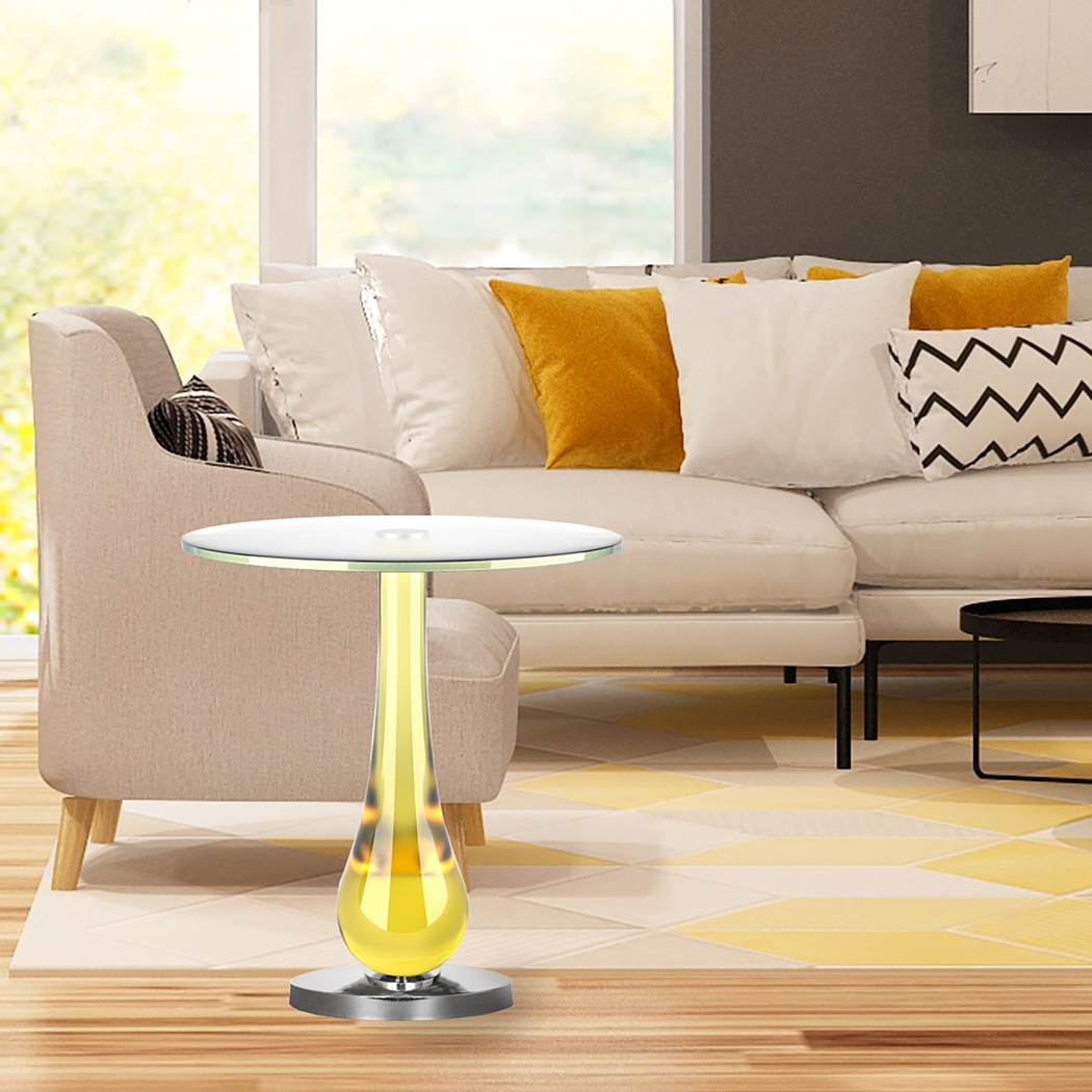Batavia Yellow Accent Table - Thumbnail - Image 2