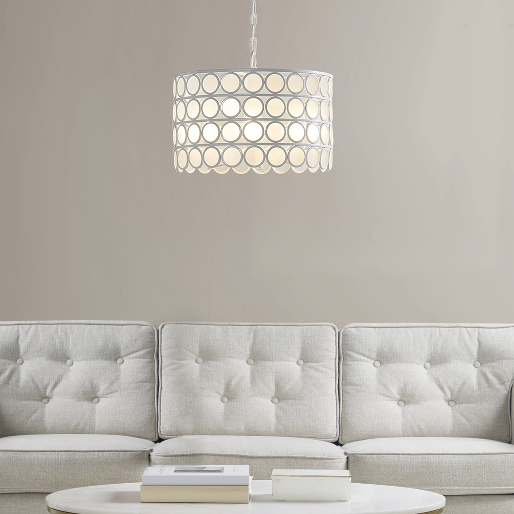 Bates Edge White Chandelier - Thumbnail - Image 2