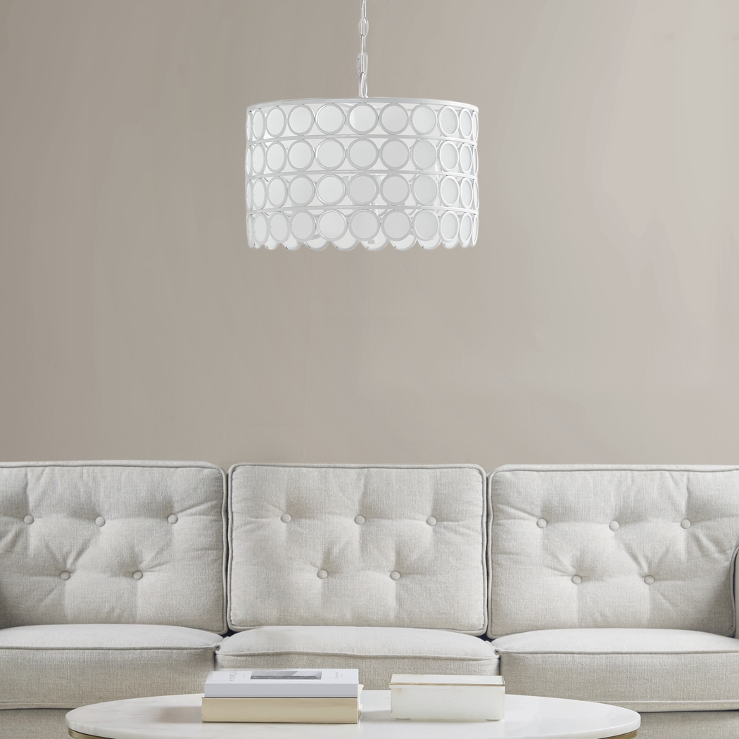 Bates Edge White Chandelier - Thumbnail - Image 3