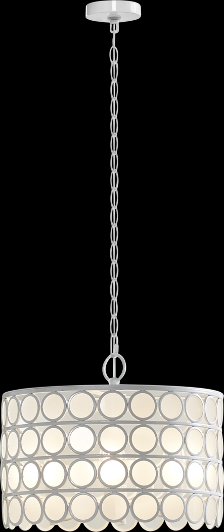 Bates Edge White Chandelier - Thumbnail - Image 4