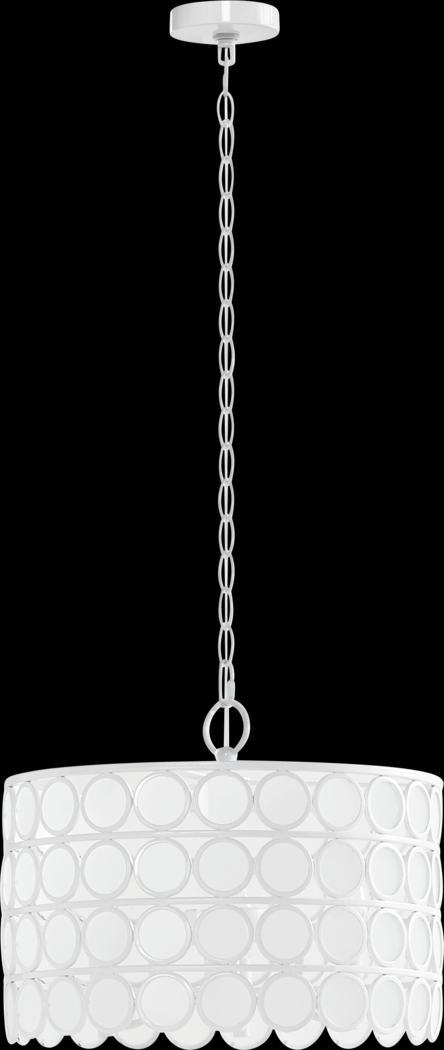 Bates Edge White Chandelier - Thumbnail - Image 1