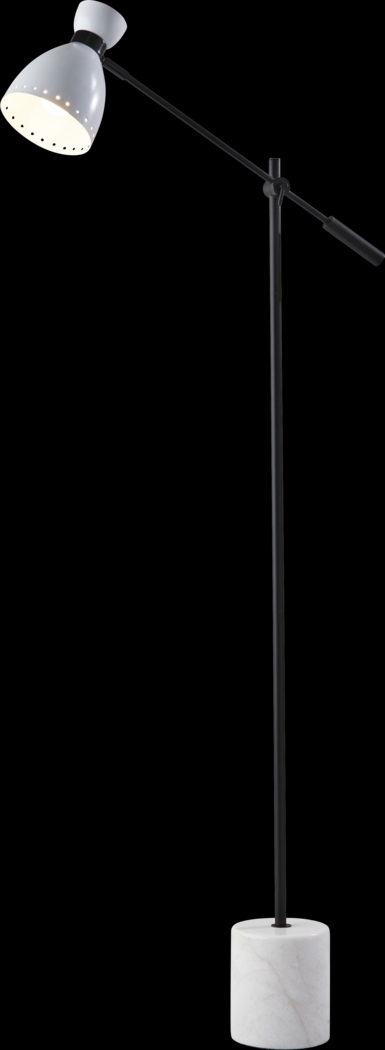 Bates Way White Floor Lamp - Thumbnail - Image 1