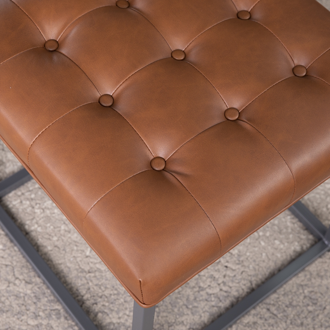 Bathwick Brown Ottoman - Thumbnail - Image 2