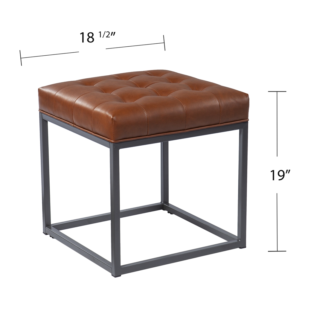 Bathwick Brown Ottoman - Thumbnail - Image 4