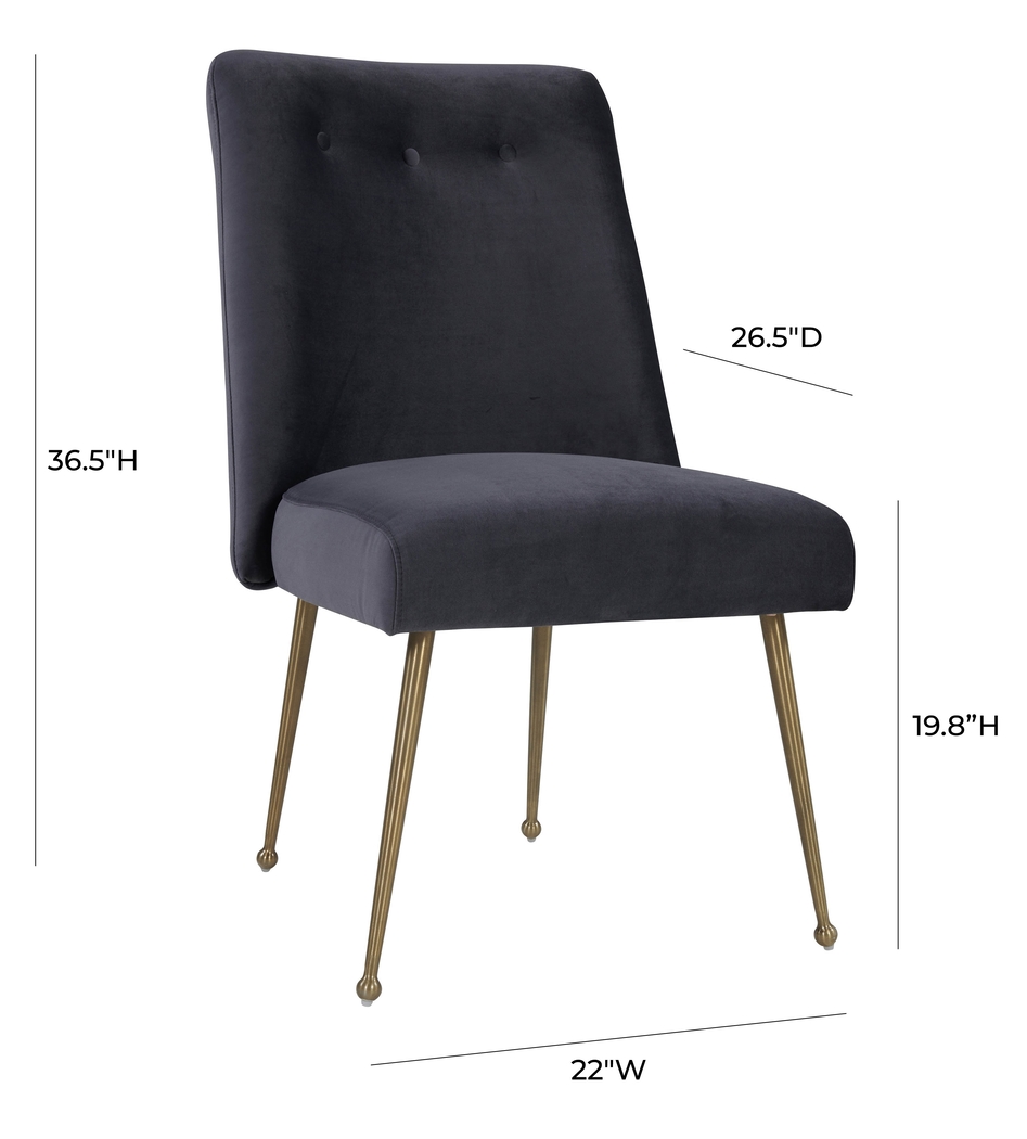 Batilan I Gray Side Chair - Thumbnail - Image 7