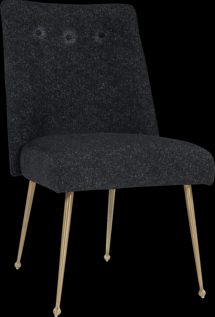 Batilan II Black Side Chair - Thumbnail - Image 1