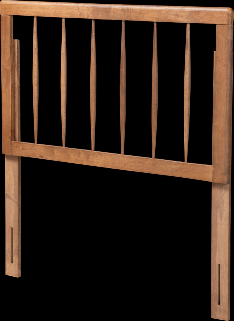 Battenwood Brown Twin Headboard - Thumbnail - Image 1