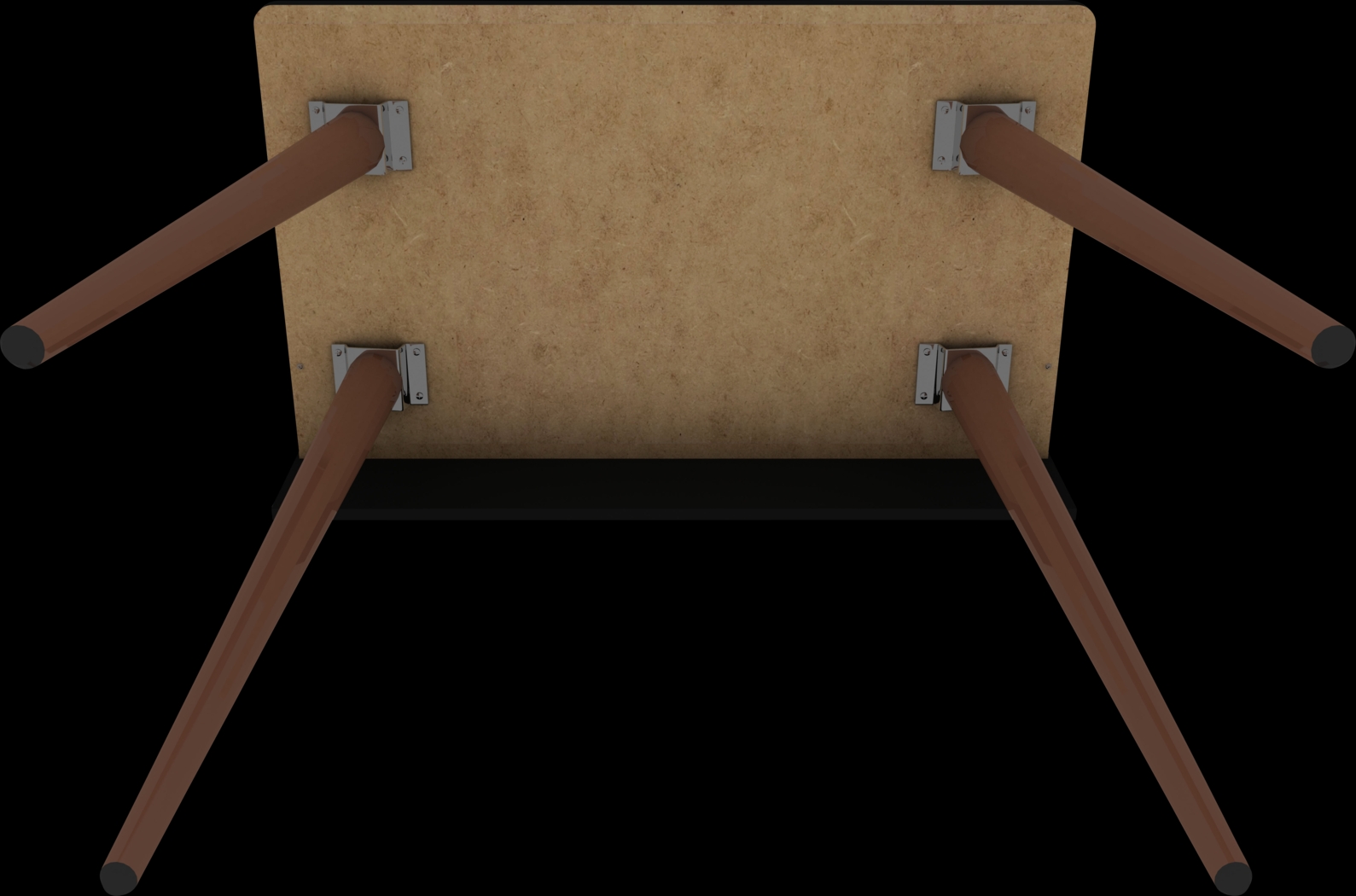 Battista Lane Black Desk - Thumbnail - Image 5