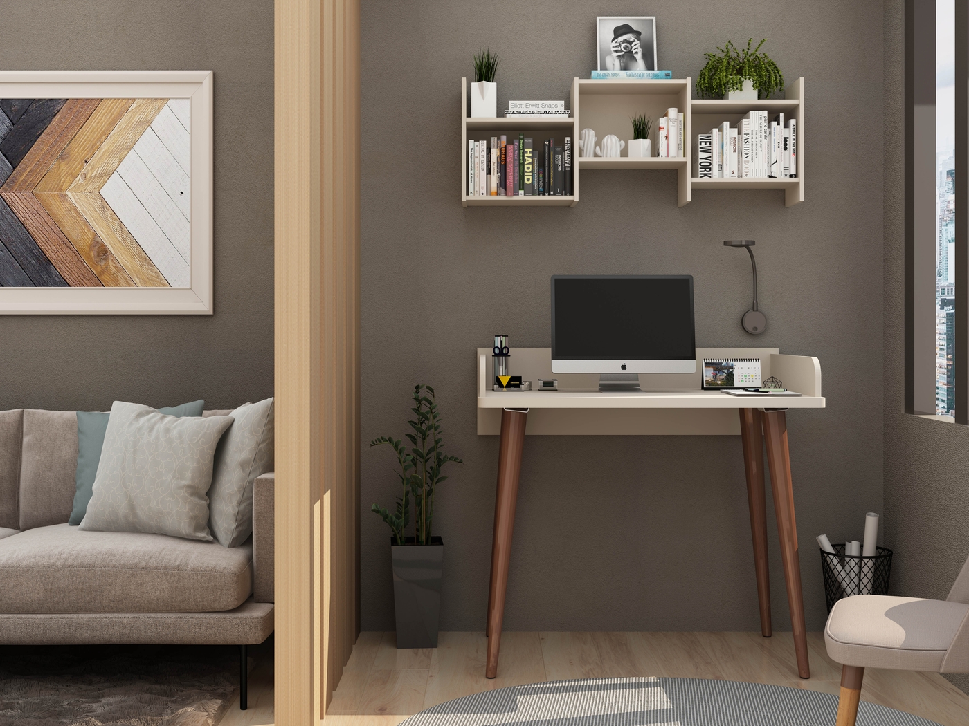 Battista Lane Cream Desk - Thumbnail - Image 7