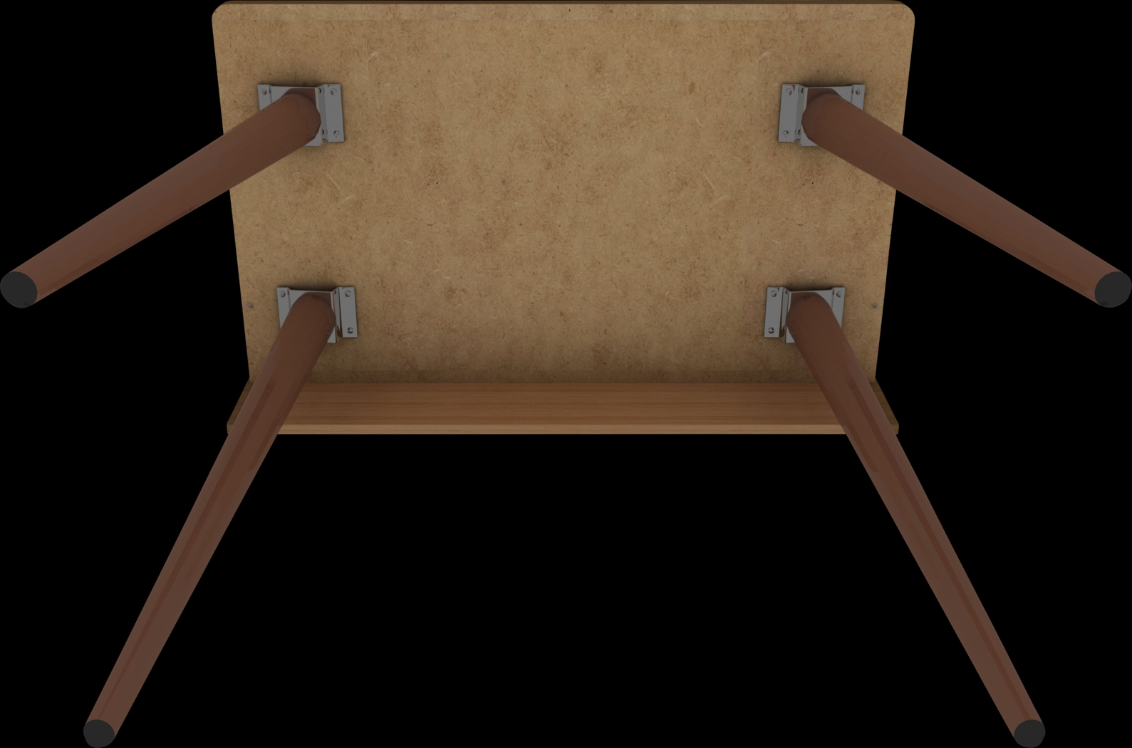 Battista Lane Red Desk - Thumbnail - Image 5