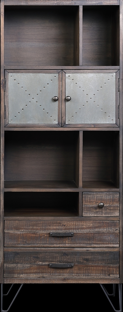 Battleoak Brown Bookcase - Thumbnail - Image 2