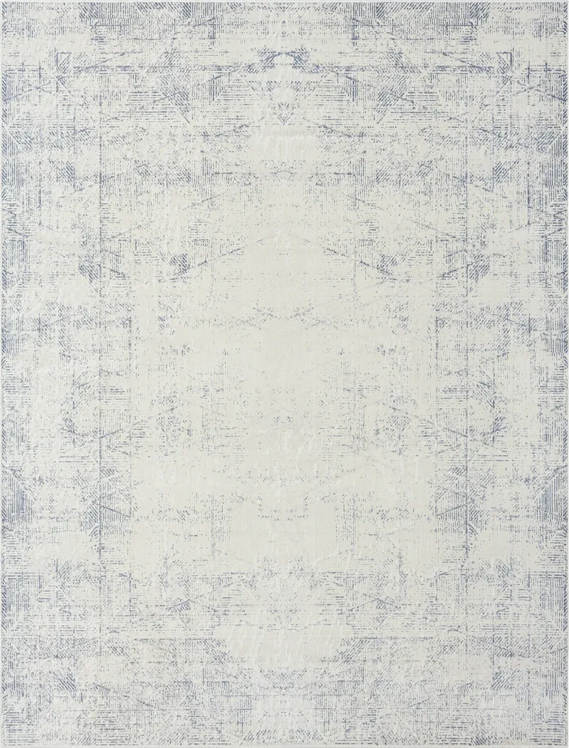 Baturu Blue/Gray 7'10 x 9'10 Rug - Thumbnail - Image 1