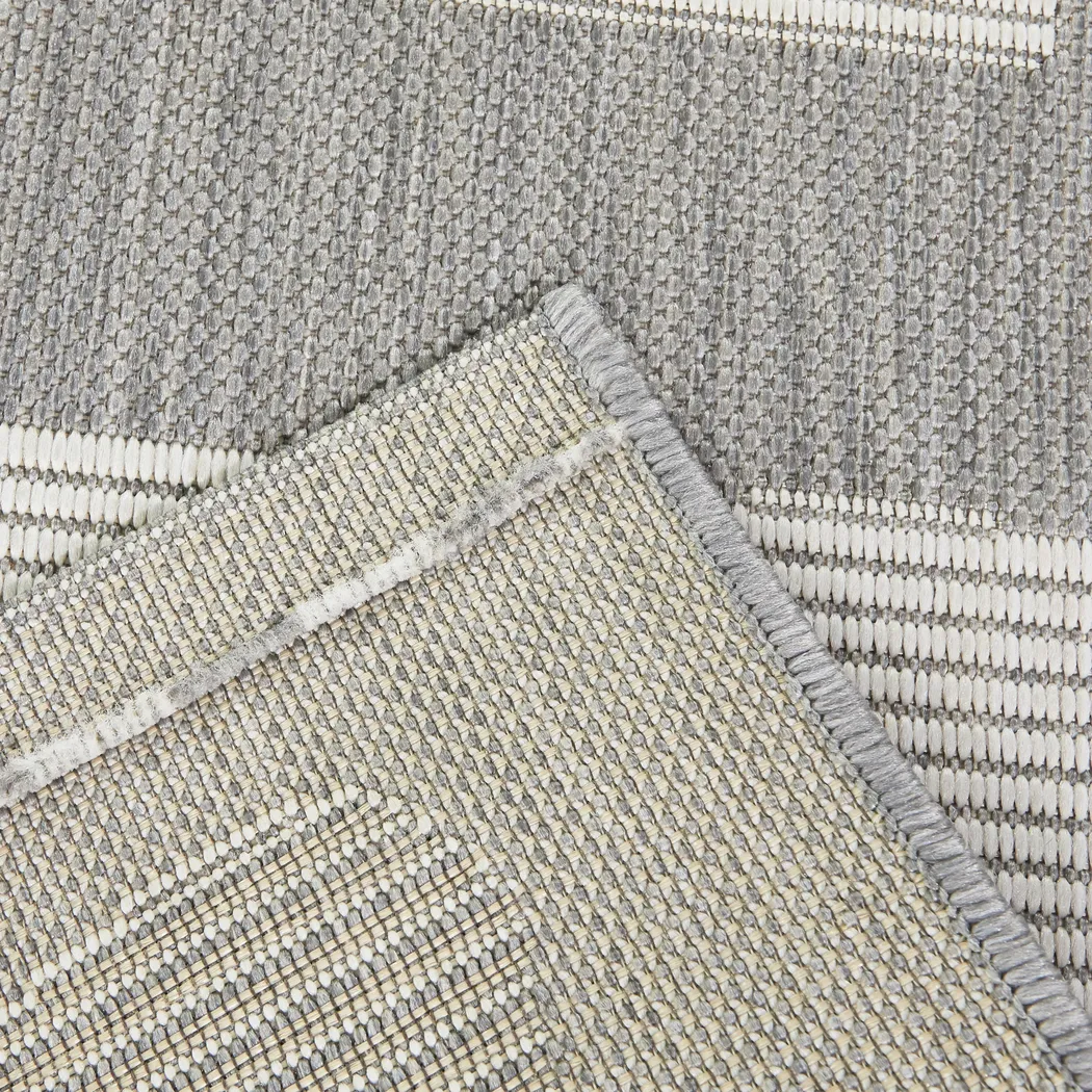 Bauform Silver 7'10 x 10' Indoor/Outdoor Rug - Thumbnail - Image 3
