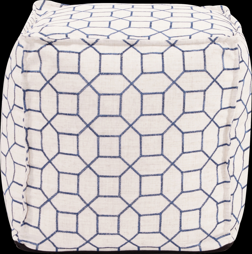 Bauman Indigo Pouf - Thumbnail - Image 2
