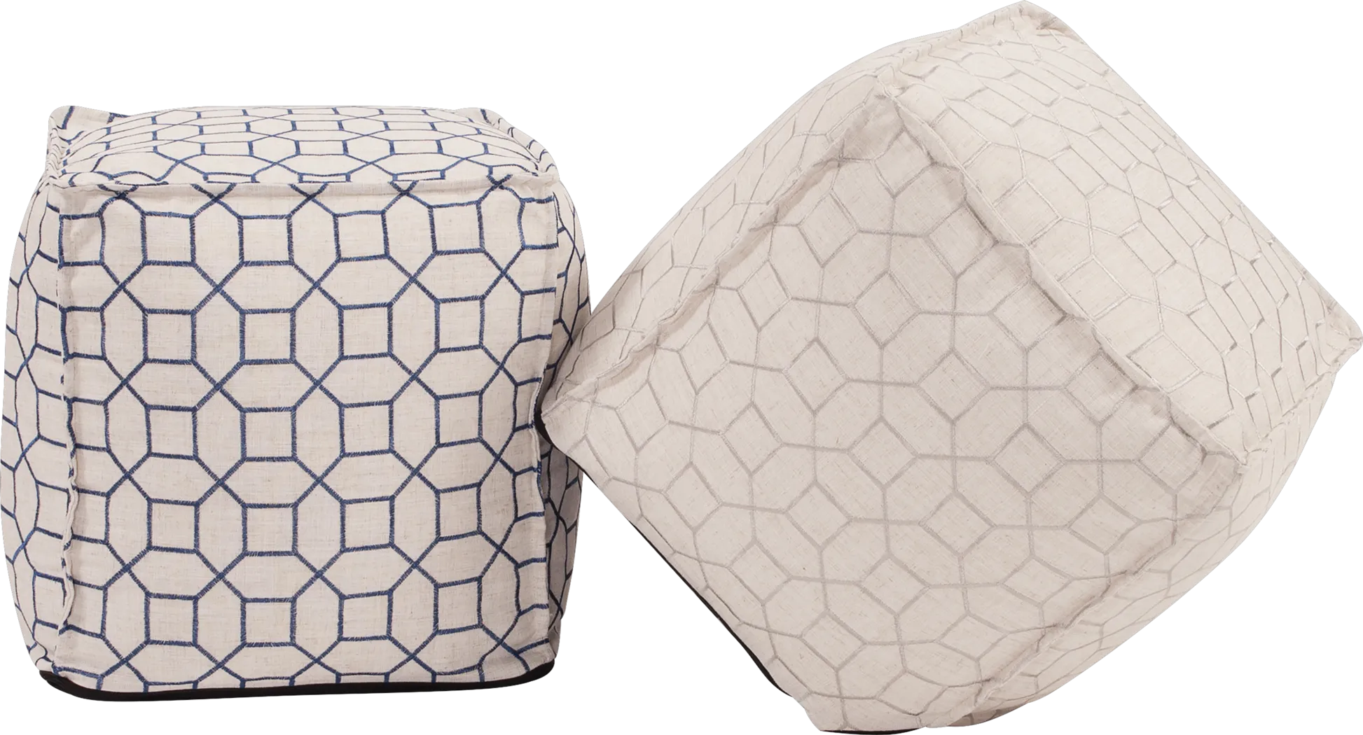 Bauman Ivory Pouf - Thumbnail - Image 3