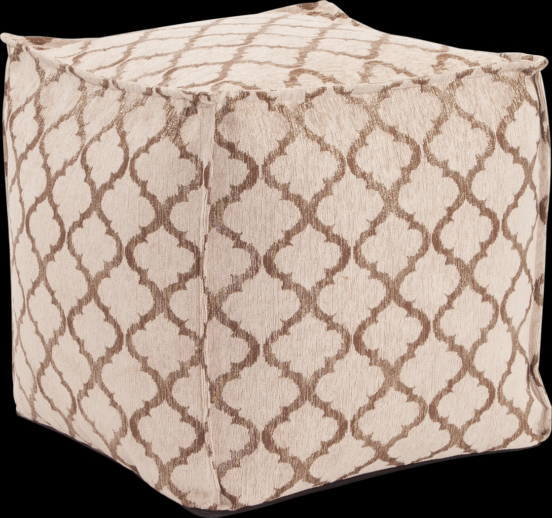 Bauman Natural Pouf - Thumbnail - Image 1