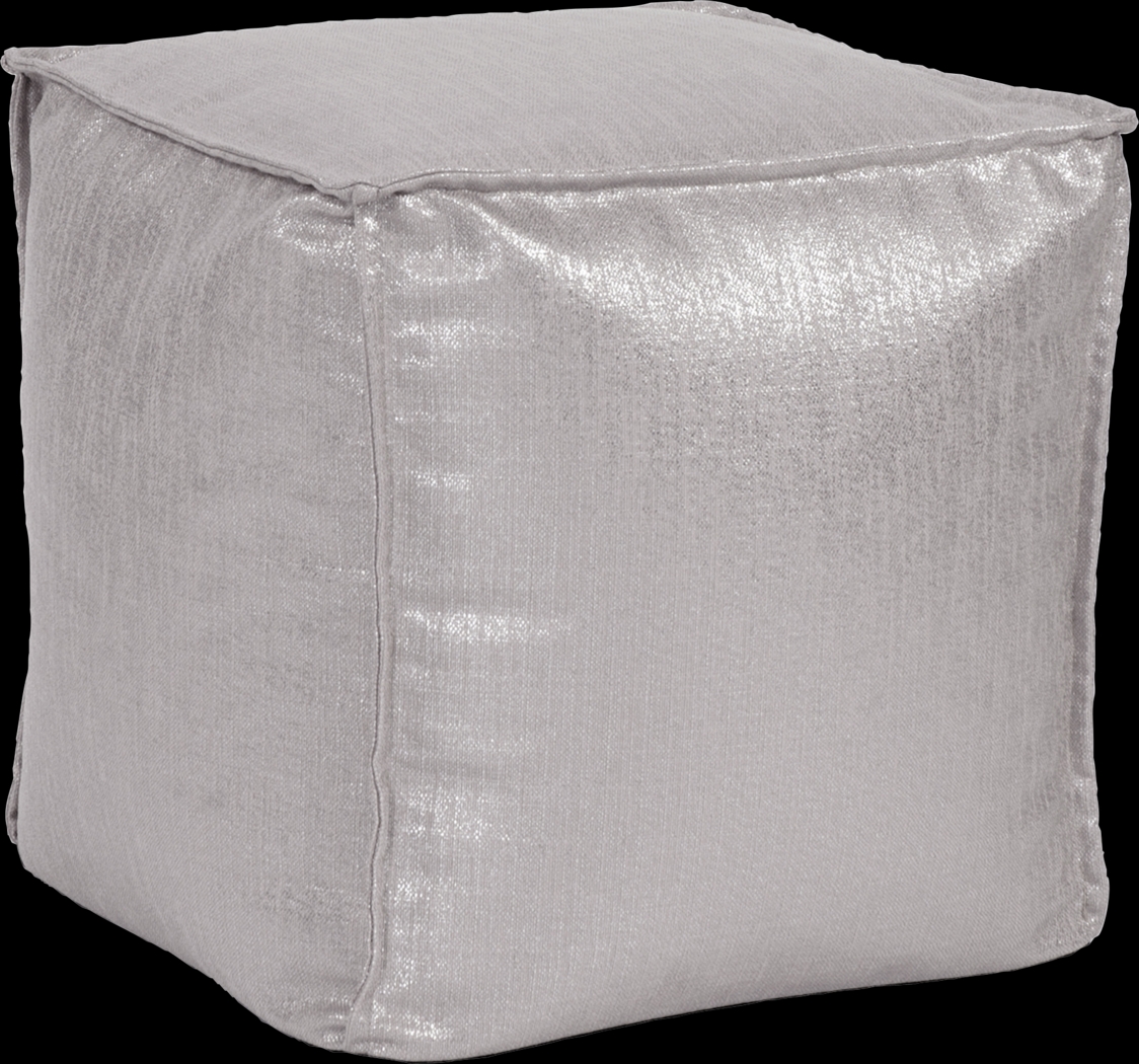 Bauman Pewter Pouf - Thumbnail - Image 1