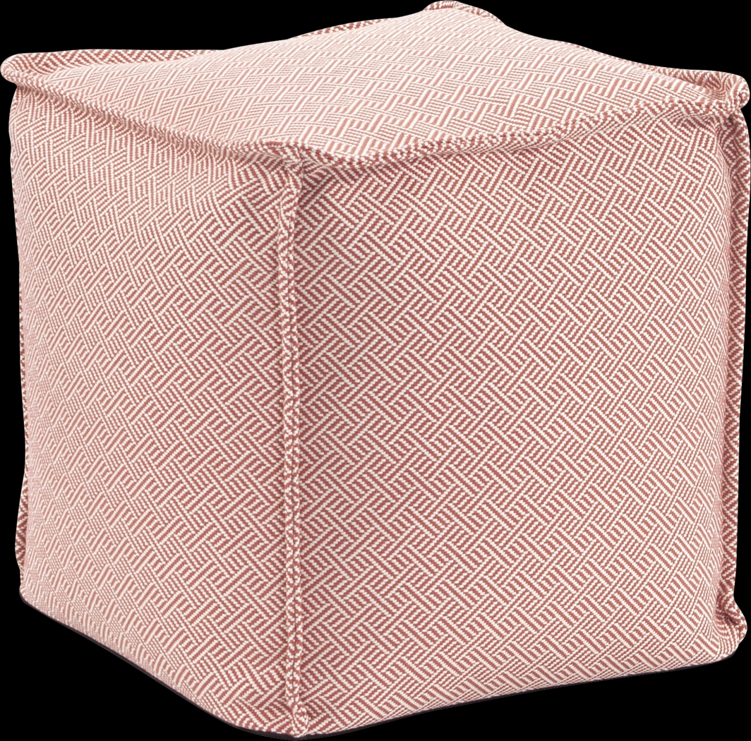 Bauman Pink Pouf - Thumbnail - Image 1